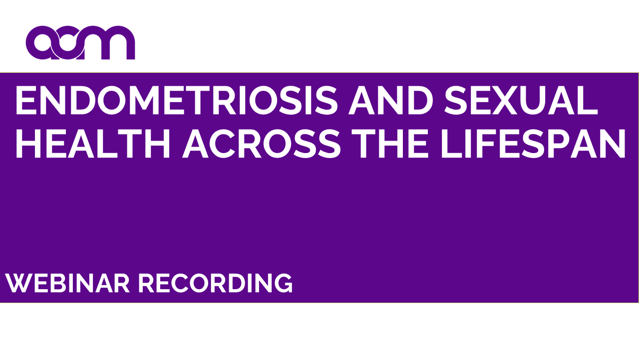Endometriosis and Sexual Health Across the Lifespan