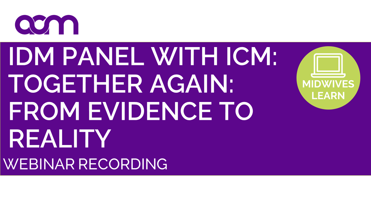 IDM Panel with ICM: Together again: from evidence to reality