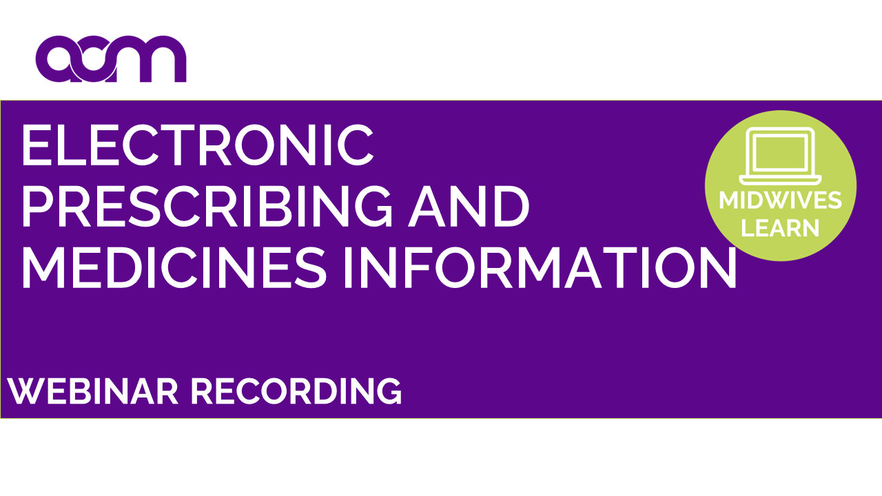 Electronic prescribing and medicines information